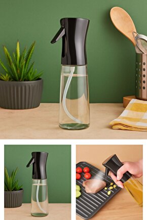 Cam Sprey Şişe Yağdanlık Airfryer Püskürtmeli Yağlık Fısfıs Püskürtücü