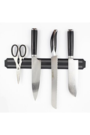 33 Cm Mıknatıslı Bıçak Askısı Makas Satır Tutucu Rafı