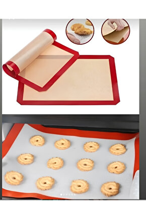 Silikon Yıkanabilir Fırın Pişirme Matı