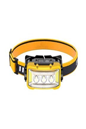 S03 SARI 10 WATT SENSÖRLÜ 11 IŞIK MODLU KAFA LAMBASI 24 BEYAZ SMD - 6 KIRMIZI SMD - 1 PO