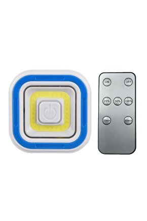 PM-6937 Cob Ledli Pilli Uzaktan Kumandalı Tekli Lamba