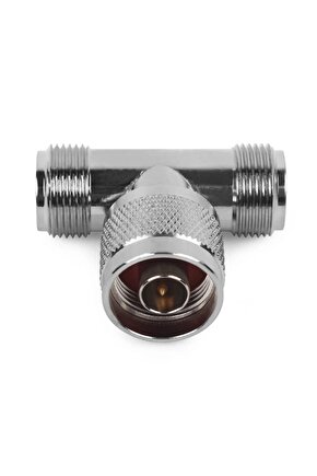 3 Girişli N Type 1 Erkek 2 Dişi T Tipi Ara Konnektör AXE11A-6M8I