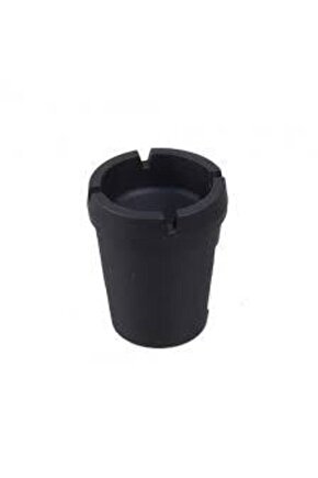Modern Dizayn Siyah Pratik Kokusuz Küllük Havuzlu Yuvarlak Kül Tablası AXE5-61L9