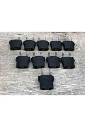 10 Adet Amerikan Priz Çevirici Usa To Eu Fiş Çevirici AXE-T001