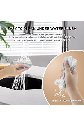 8 Adet Renkli ve Nemli Bulaşık Süngeri