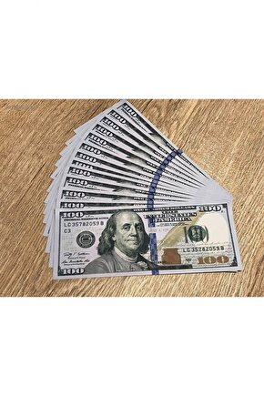 Şaka Parası Düğün Parası 1 Deste 100 Adet 100 Dolar