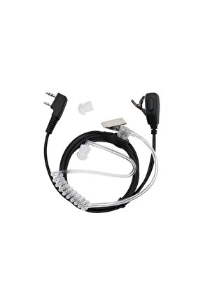Akustik Hortumlu Telsiz Kulaklığı Siyah Baofeng-kırısun-sfe-wouxun-tyt