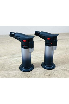 2 Adet Süper Mavi Pürmüz Alevli Alevli Doldurulabilir Pratik Kamp Çakmağı