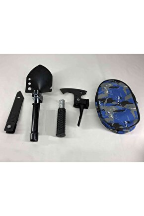 Süper El Aletleri Seti Balta Çekiç Keser Kürek Çapa Bıçak Testere