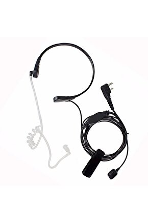 Akustik Boyun Tipi Kulaklık Paintbal Motosiklet Paraşüt Şeffaf Akustik Telsiz Mikrofon Seti