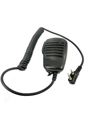 El Telsizleri Için Bas Konuş Ptt Tuşlu Su Geçirmez Yaka Mikrofonu Baofeng Uv-82 Telsiz Uyumlu