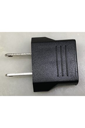 Türk Amerikan Çevirici Fiş Siyah Plastik