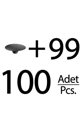 Opel için Kaput İzalatör Klips- 100lü