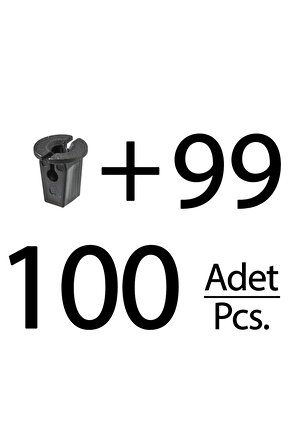 Universal Tampon ve Davlumbaz Klips- 100lü