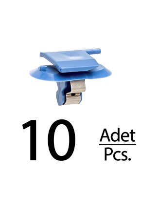 Opel ve Peugeot için Kapı ve ve Bagaj Eşik Klipsi- 10 Adet