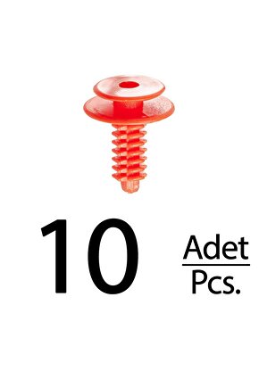 Fiat Iveco Lancia için Kapı Döşeme Sabitleme Klips - 10 Adet