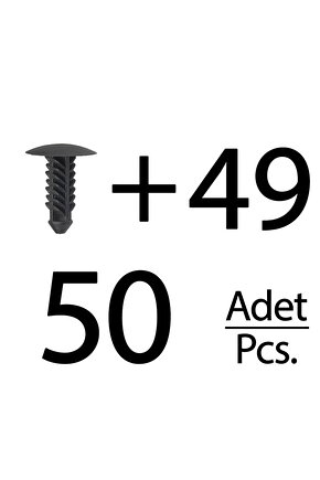 Ford, Fits, Lincoln, Buick için Tampon ve Bagaj Döşeme Klips-50li