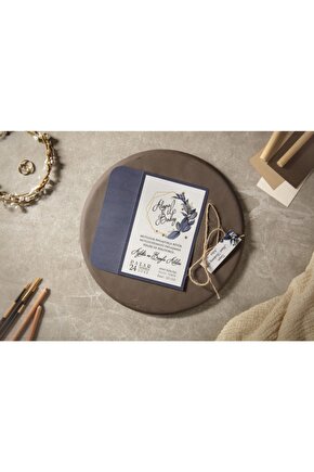 Fenomen Davetiye 7001 - 50 Adet Düğün, Nişan, Nikah Davetiyesi (BASKISIZ)