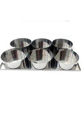Roll Kruvasan Pişirme Kalıbı Ve Tepsili Aparat Yuvarlak Çap 12cm 6adet Takım