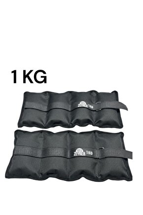 1 Kg × 2 Adet Toplam 2 Kg El Ayak Bilek Kas Güçlendiriçi Ağırlık Seti