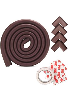 Jumbo 2 Mt. Kenar Ve 4 Ad. Köşe Koruyucu Kahverengi