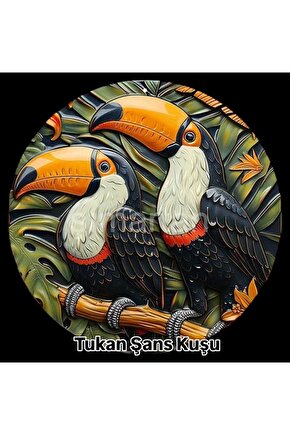 ŞANS GETİRDİĞİNE İNANILAN , UĞURLU TUKAN KUŞU.