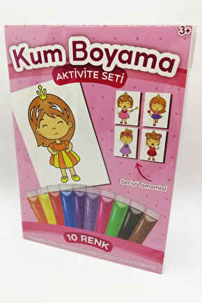 Hera | Sevimli Prensesler Kum Boyama Aktivite Seti Tekli Paket