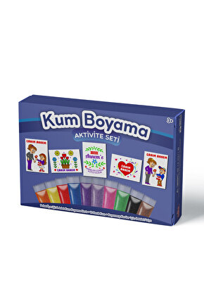 Anneler Günü Özel | Kum Boyama Aktivite Seti 5li Kutulu Paket