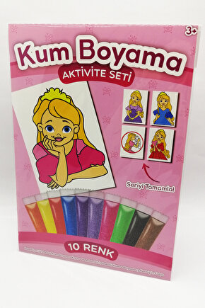 Hayalperest Prenses | Prenses Kum Boyama Aktivite Seti Tekli Paket