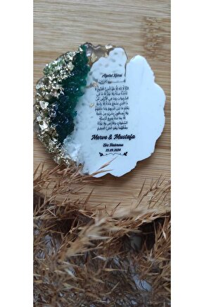 En Hayal Atölyem Epoksi Magnet 20 Adet Ayet-el Kürsi Tasarım-söz-nişan-nikah-kına-mevlüt