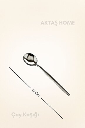 Round Yeni Nesil 24lü Çay Kaşığı Paslanmaz Çelik