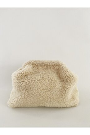 Heybes Kadın Peluş Teddy Clutch Çanta