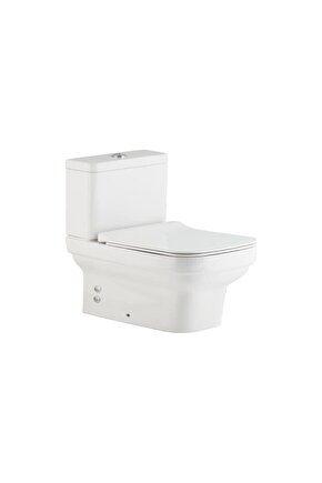 Bold Duvara Dayalı Kanalsız Klozet + Rezervuar İç Takım+Yavaş Kapak