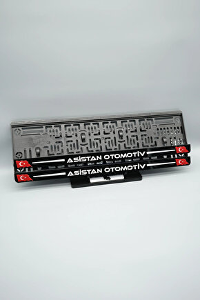 BAYRAKLI ÇİZGİLİ KİŞİYE ÖZEL İSİMLİ PLEKSİ ARABA PLAKALIĞI