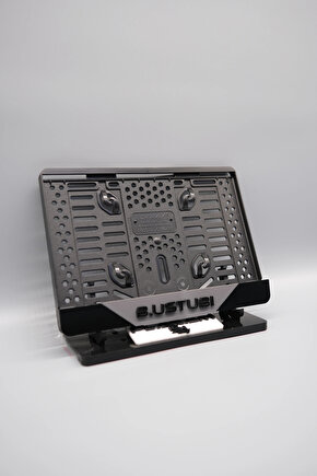 ORTASI GRİ PARÇALI KİŞİYE ÖZEL İSİMLİ PLEKSİ MOTOR PLAKALIĞI