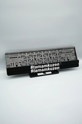 #TAMAMKUZEN 3D KABARTMALI PLEKSİ ARABA PLAKALIĞI