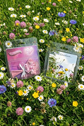 Minik Buket Sevgiliye Hediye Hotter Flowers Aynalı Romantik Pembe Gül Aranjmanı