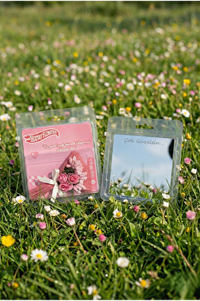 Minik Buket Aynalı Mini Çiçek Buketi Sevgiliye Özel Hediye Özel Tasarım Hotter Flowers