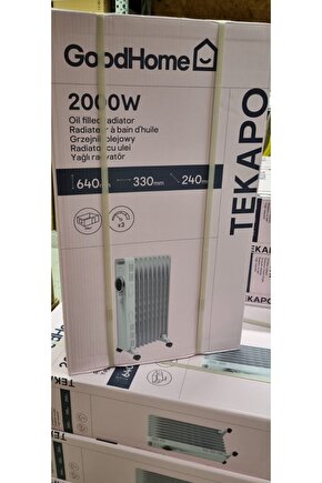 GOODHOME 9 DİLİM YAĞLI RADYATÖR