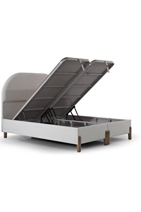 Bohem Plus Çift Kişilik Sandıklı Baza ve Başlık 2’li Set Şık Tasarım