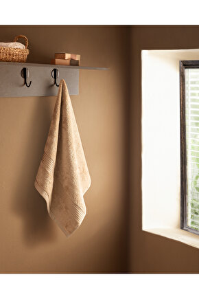 Clarette Yüz Havlusu - Taba - 50x80 cm