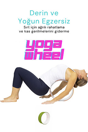 Pilates Ve Yoga Wheel Balance Kaymaz Yoga Çemberi Pilates Tekerleği Kaymaz