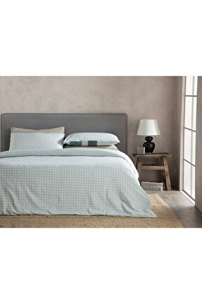 Bold Line Kolay Ütülenir Çift Kişilik Nevresim Seti 200x220 Cm Yeşil