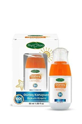 PhytoFlora Yağlı ve Lekeli Ciltler İçin Spf 50+ Güneş Kremi - 50ml