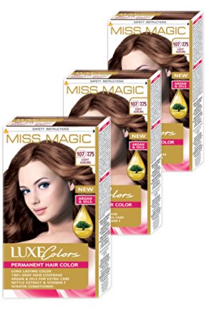 Saç Boyası 7,75 Set Boya 3lü Set