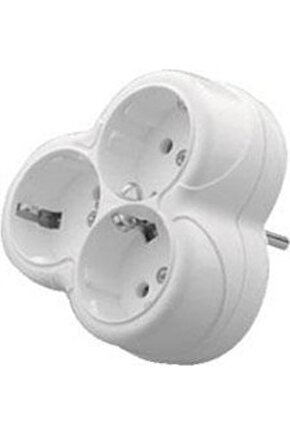 Üçlü Golyat Fiş Priz Papatya - 3 lü Priz Max 3500W TS40