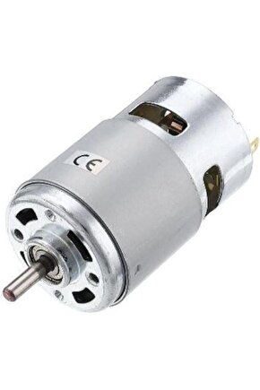 775 DC Motor Rulmanlı 12-36 Volt 12000 RPM Şarjlı Matkap - CNC