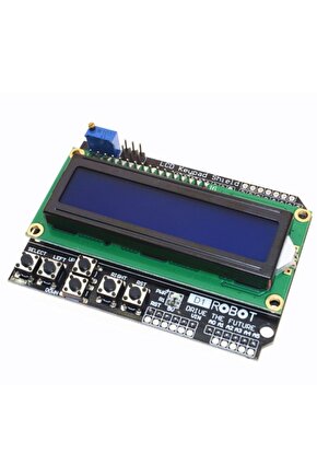Arduino Lcd Keypad Shield 1602 - 16x2 Lcd Ekran Ve Tuş Takımı Uyumlu