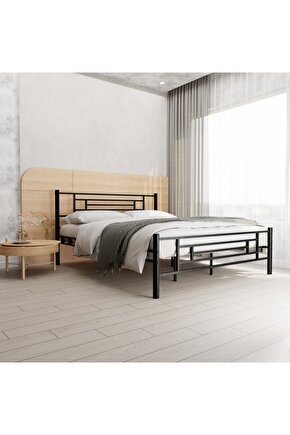 Manolya Çift Kişilik Metal Karyola A Kalite, Ses Çıkarmaz ,Ölçülü Model Karyola