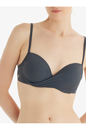 Kadın Push-up Bikini Üstü 10727 - Antrasit